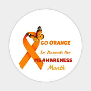 Go orange Month Magnet